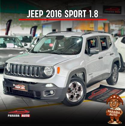 JEEP RENEGADE 1.8 16V FLEX SPORT 4P AUTOMÁTICO JEEP RENEGADE 1.8 16V FLEX SPORT 4P AUTOMÁTICO